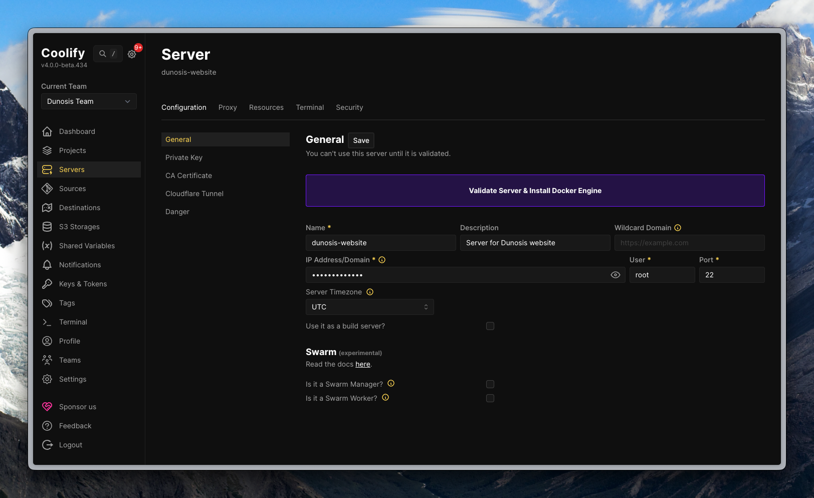 Validating and installing Docker